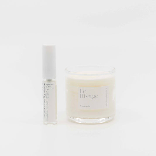 Le Rivage アロマキャンドル&ミニ香水のセット