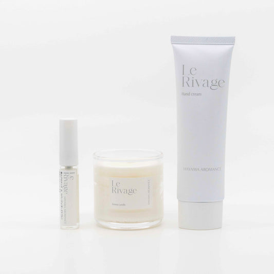 Le Rivage ハンドクリーム&アロマキャンドル&ミニ香水のセット